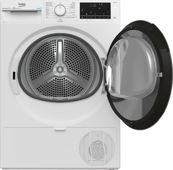 Beko B5T4724W Wasdroger - Warmtepompdroger - 7kg - Energielabel B - Nieuwste model 2026