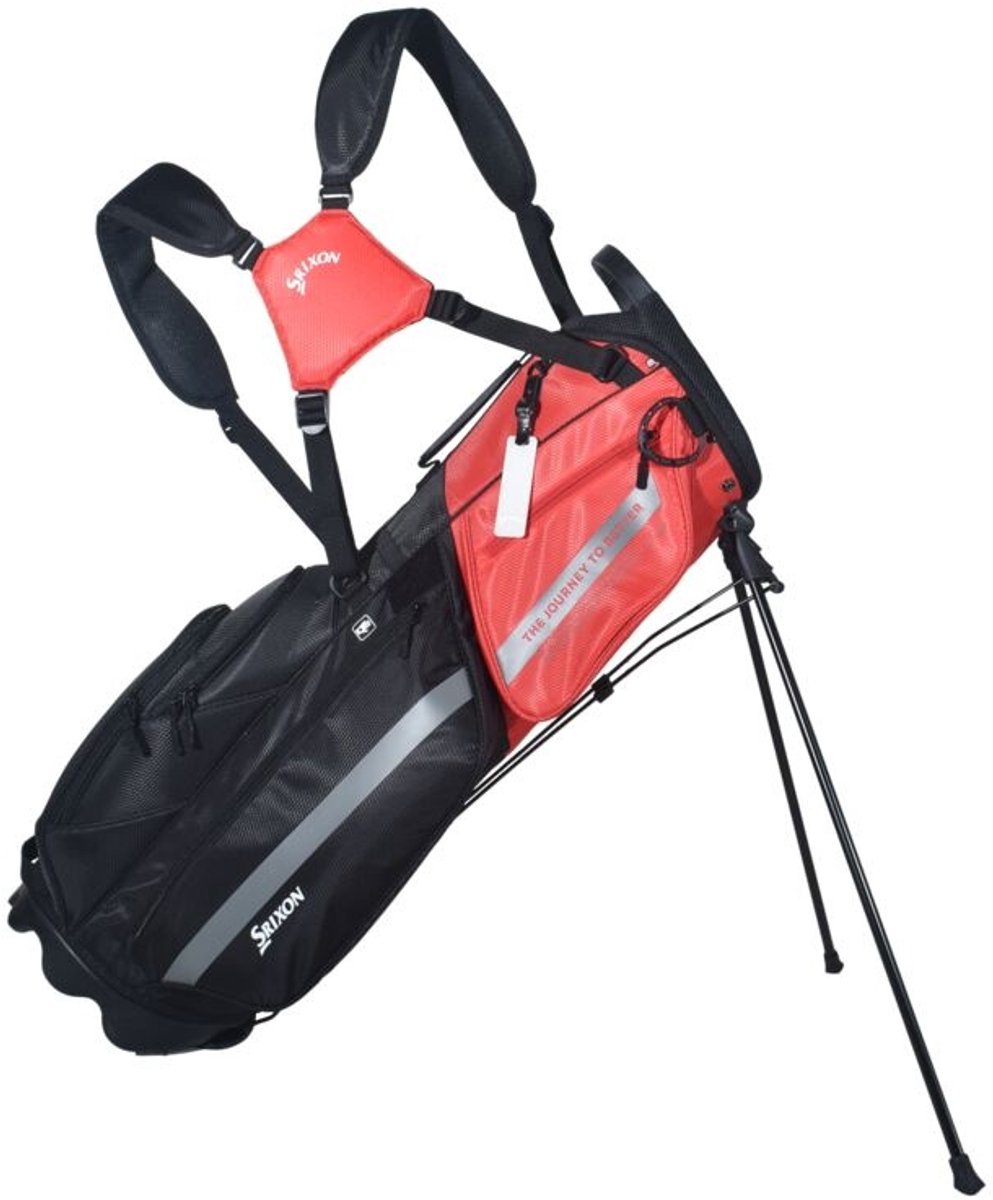 Srixon Lifestyle Golftas - Standbag - Rood Zwart
