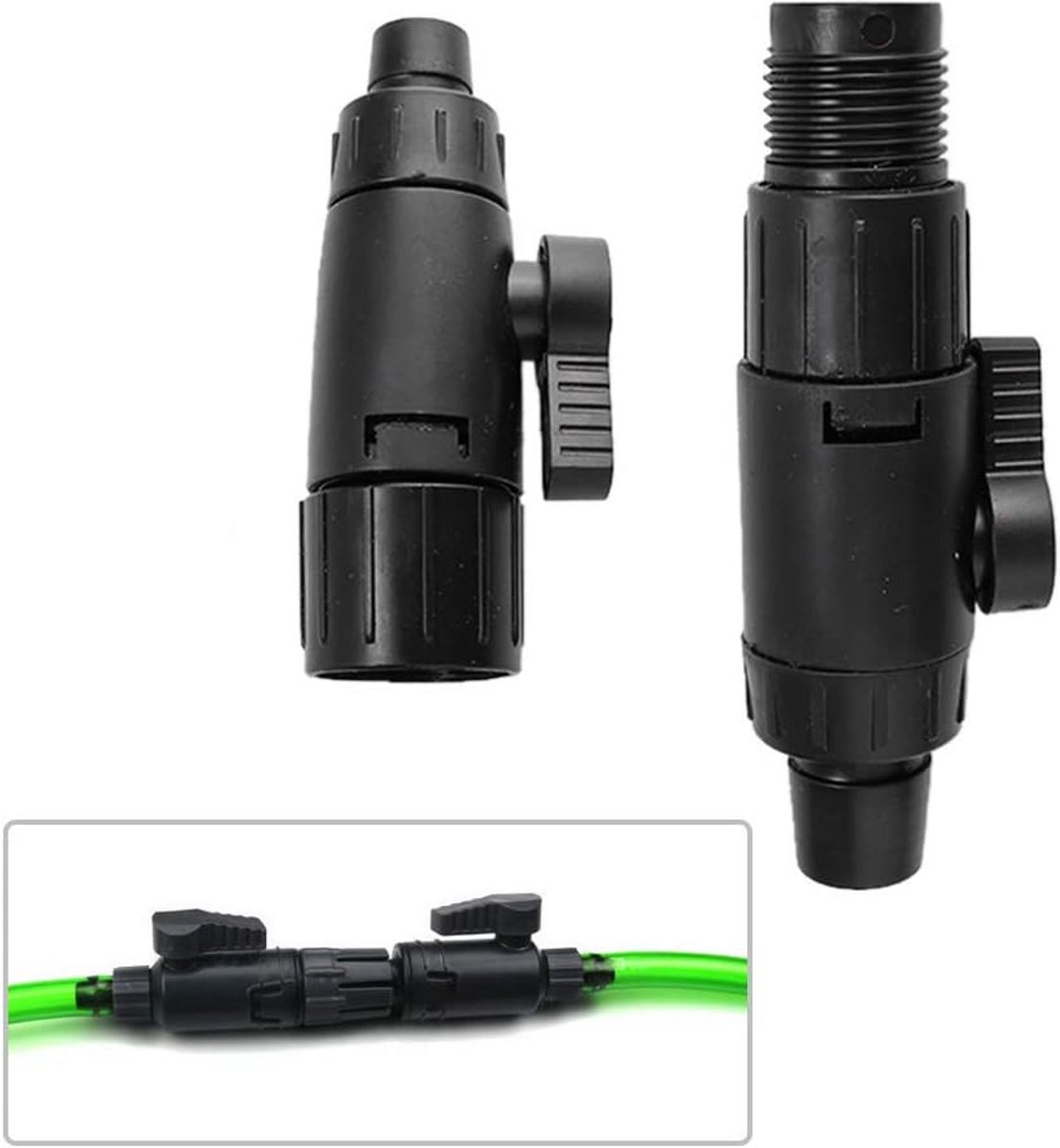 Aquarium Slangventiel 2 Stuks - Waterdoorstroming Regelklep 12mm tot 16mm