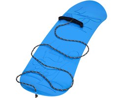 KOTARBAU® Speelgoed Snowboard, Kunststof, 68x20 cm, Blauw, Sneeuw Slee, Plastic Glijder Sneeuw, zonder Binding, met Touw, Sneeuwglijder, Slee