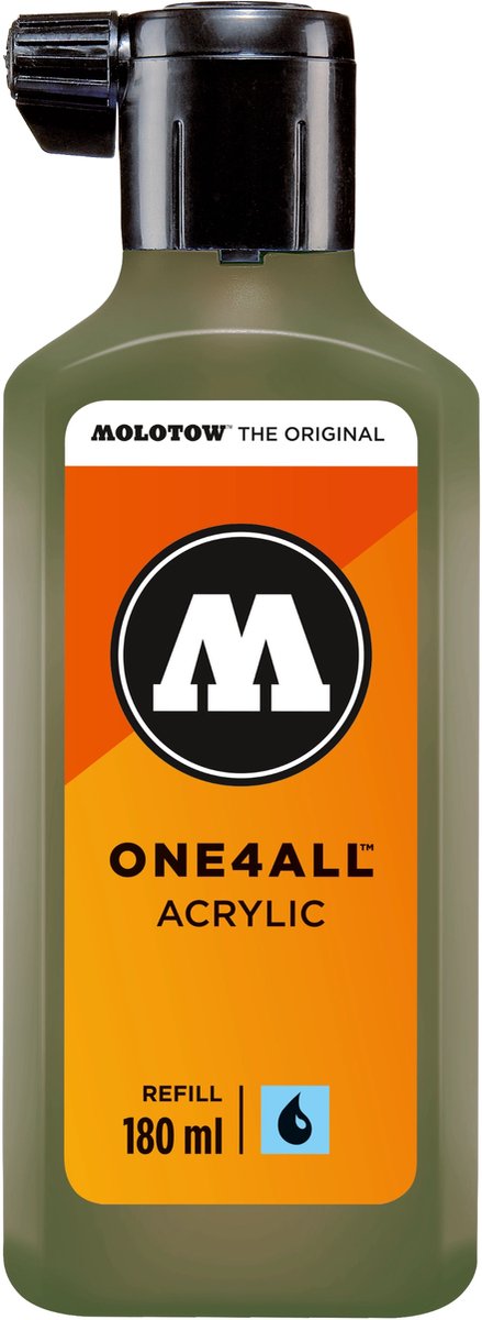 Molotow ONE4ALL™ - 180ml Pastel Groene- Amazonas Light- navul Inkt op acrylbasis