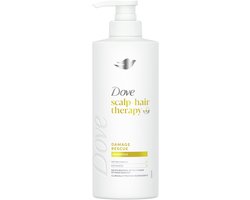 DOVE Scalp + Hair Therapy Shampoo - Damage Rescue - verzorging voor hoofdhuid en haar met peptidecomplex en niacinamide - 400 ml