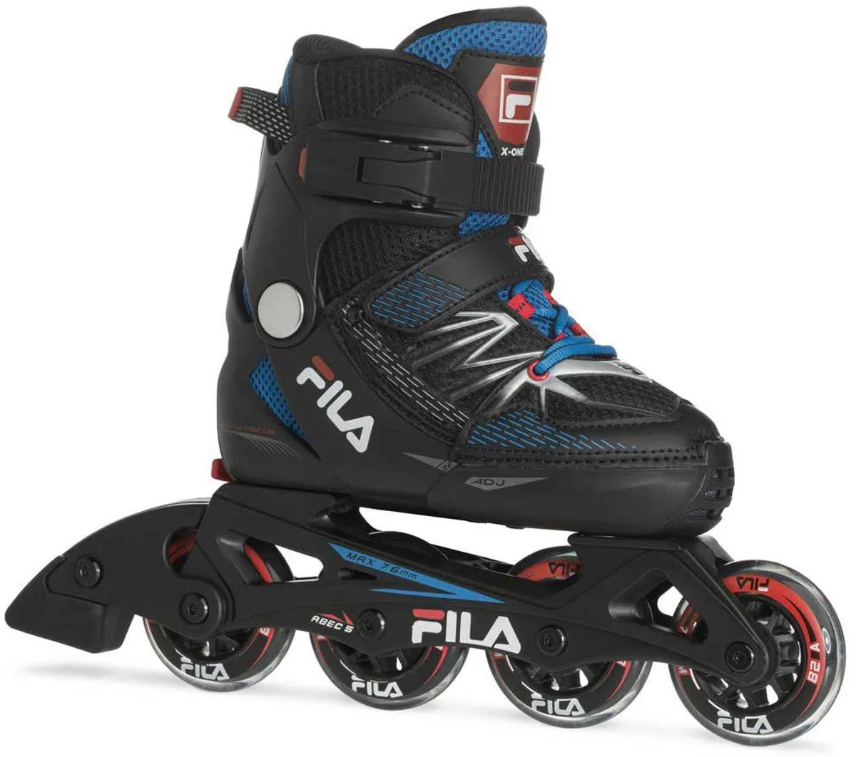 Fila Skate X-one Junior Skates Jongens Zwart