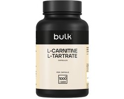 Bulk Bulk L-Carnitine L-Tartrate 1000mg (90 caps) Unflavoured - Dieet & Gewichtsbeheersing - L-Carnitine