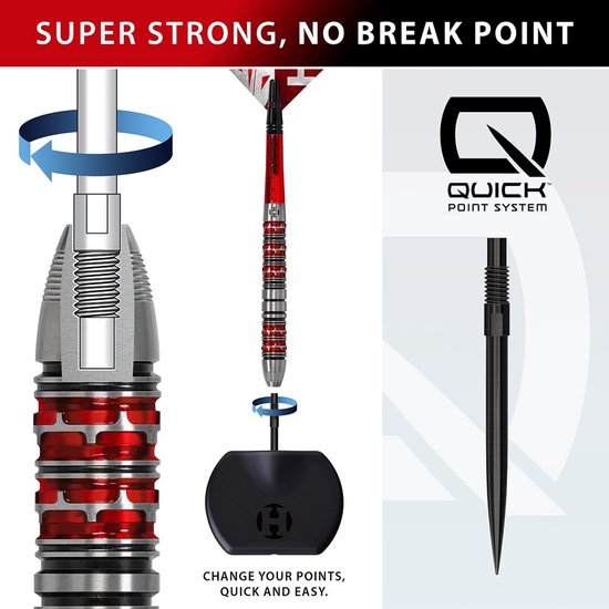 Damon Heta Series 3 90% tungsten 23Gr Quick Point van Merkloos — afbeelding 5