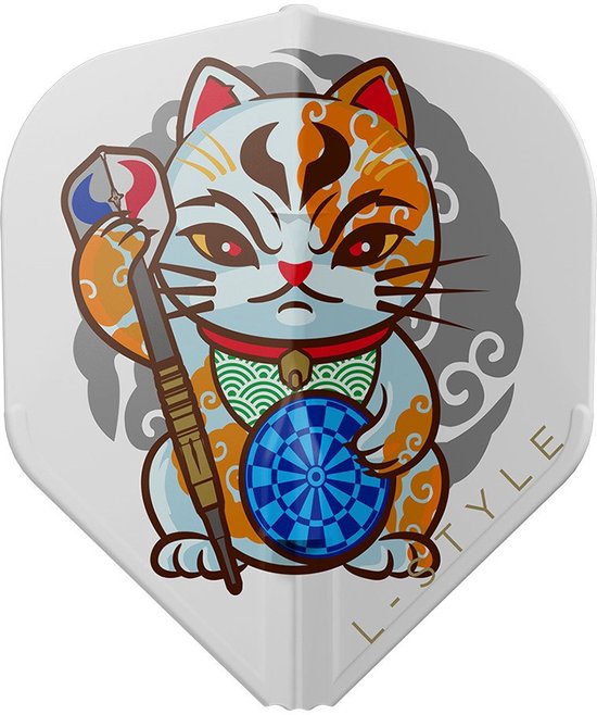 L-Style L1 Pro Kevin Chatte V1 White - Dart Flights van L-Style — afbeelding 2