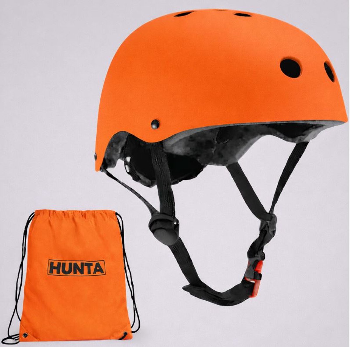 Kinderhelm Oranje - Fietshelm - Helm voor Kinderen – Skate Helm Kinderen – SkateHelm – Skate Helm Kind – Helmen – Maat S -48cm tot 53cm