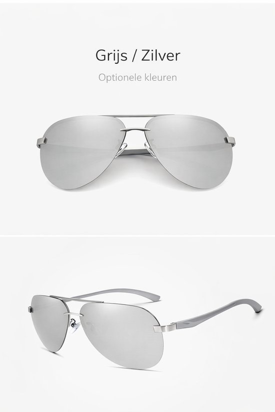 KingSeven Air - Pilotenbril met open montuur - UV400 en polarisatie filter - Z71 van Merkloos — afbeelding 3