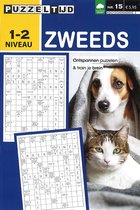 Puzzeltijd Zweeds Puzzelboek – Niveau 1–2 Sterren – 96 Pagina’s Voor de echte Puzzelaar