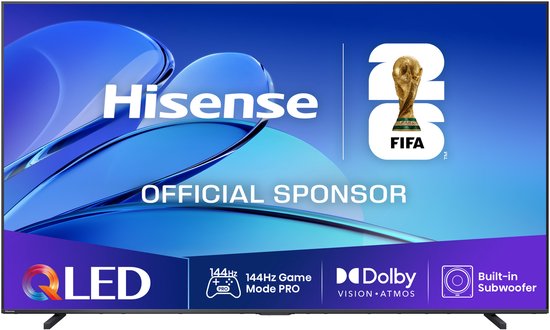 Hisense 98E7Q - 98 inch - 4K QLED - 2025 - Hisense - €1.499,00