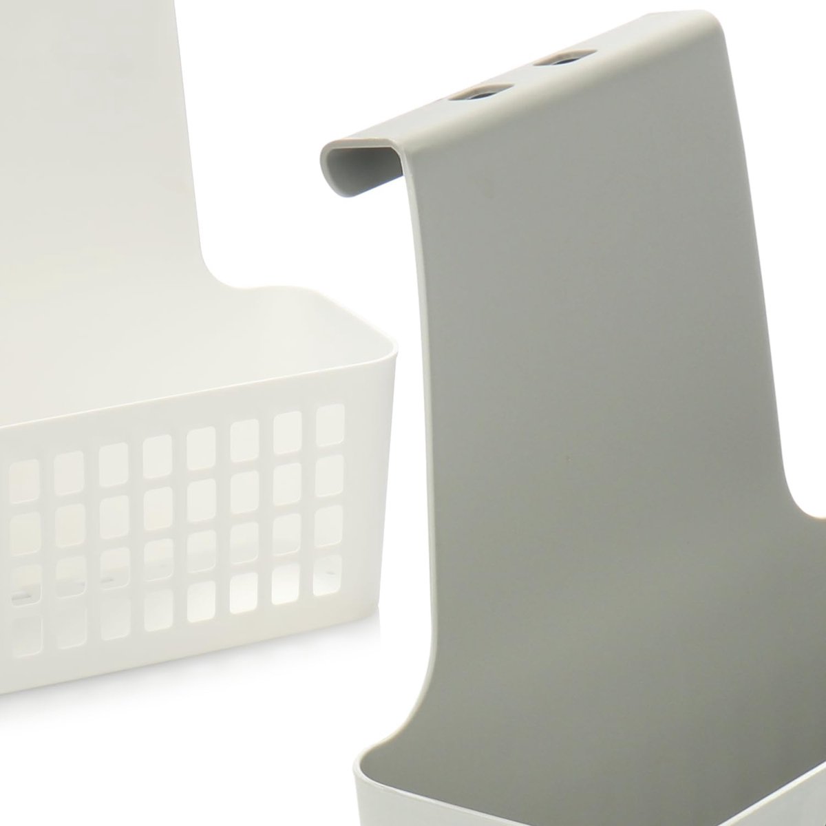 Candala 2x hangmand, robuuste kunststof opbergbox, organizer voor keuk