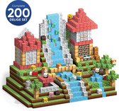 BLU Magnetische Blokken - 200 Stuks - Pixel Stijl - Magnetic Cubes - Magnetic Tiles - Magnetische Tegels - Montessori & Educatief Speelgoed - Constructie Speelgoed - Vanaf 3 Jaar - Magnetische Blokken -