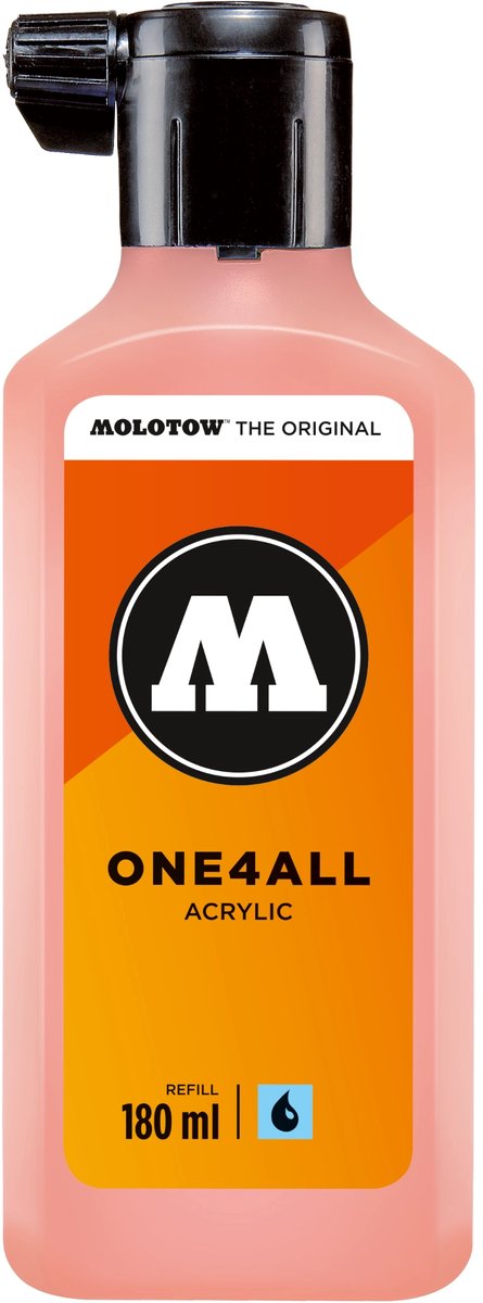 Molotow ONE4ALL™ - 180ml Koraal navul Inkt op acrylbasis