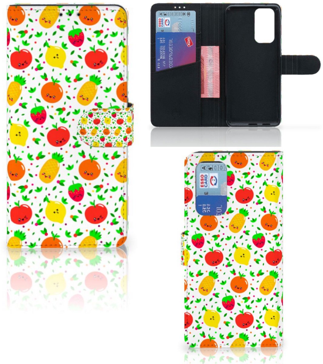 OnePlus 9 Pro Book Cover Fruits