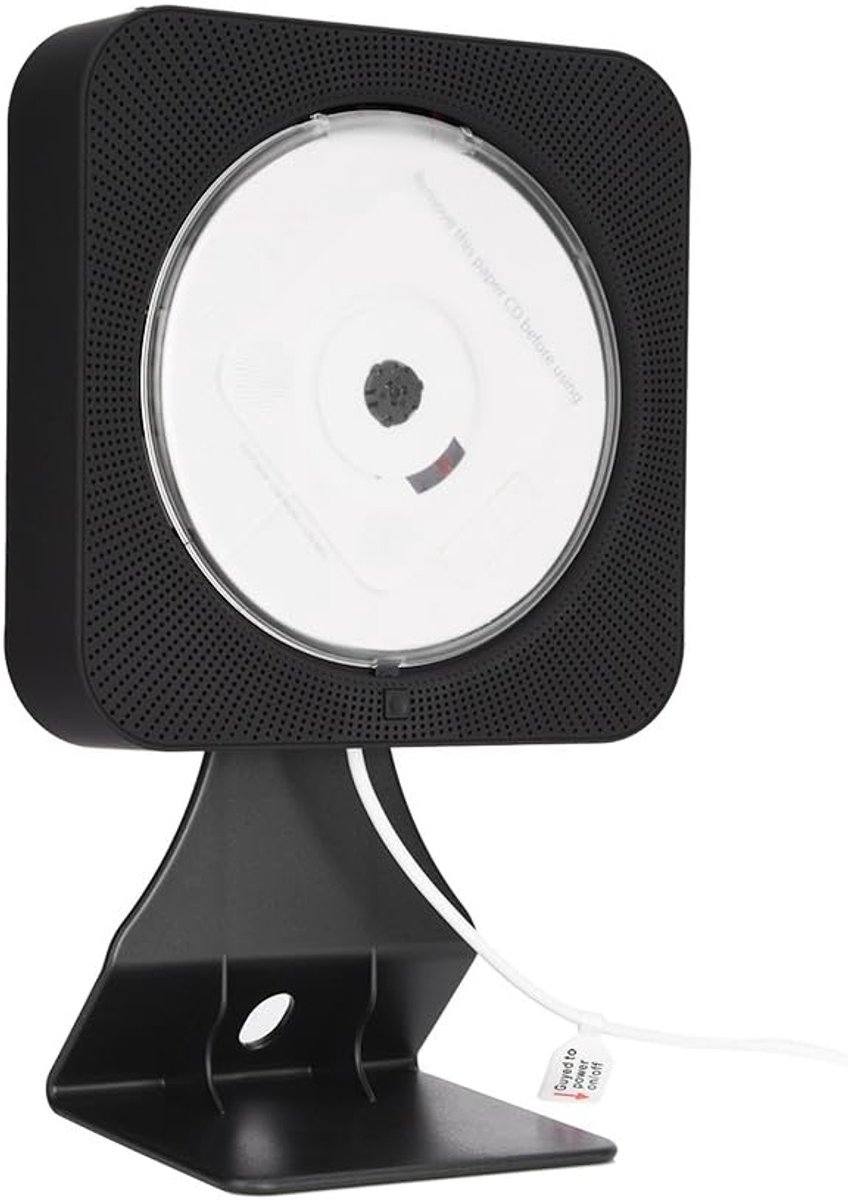 Draagbare wandgemonteerde dvd-speler met Bluetooth-luidspreker en afstandsbediening
