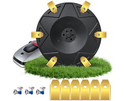 13 stuks Accessoires voor robotmaaier - geschikt voor DREAME A1 / A1 Pro / A2 & MOVA 600 / 600 KIT / 1000 - onkruid - grasmaaier draaiplateau - robotmaaier messen