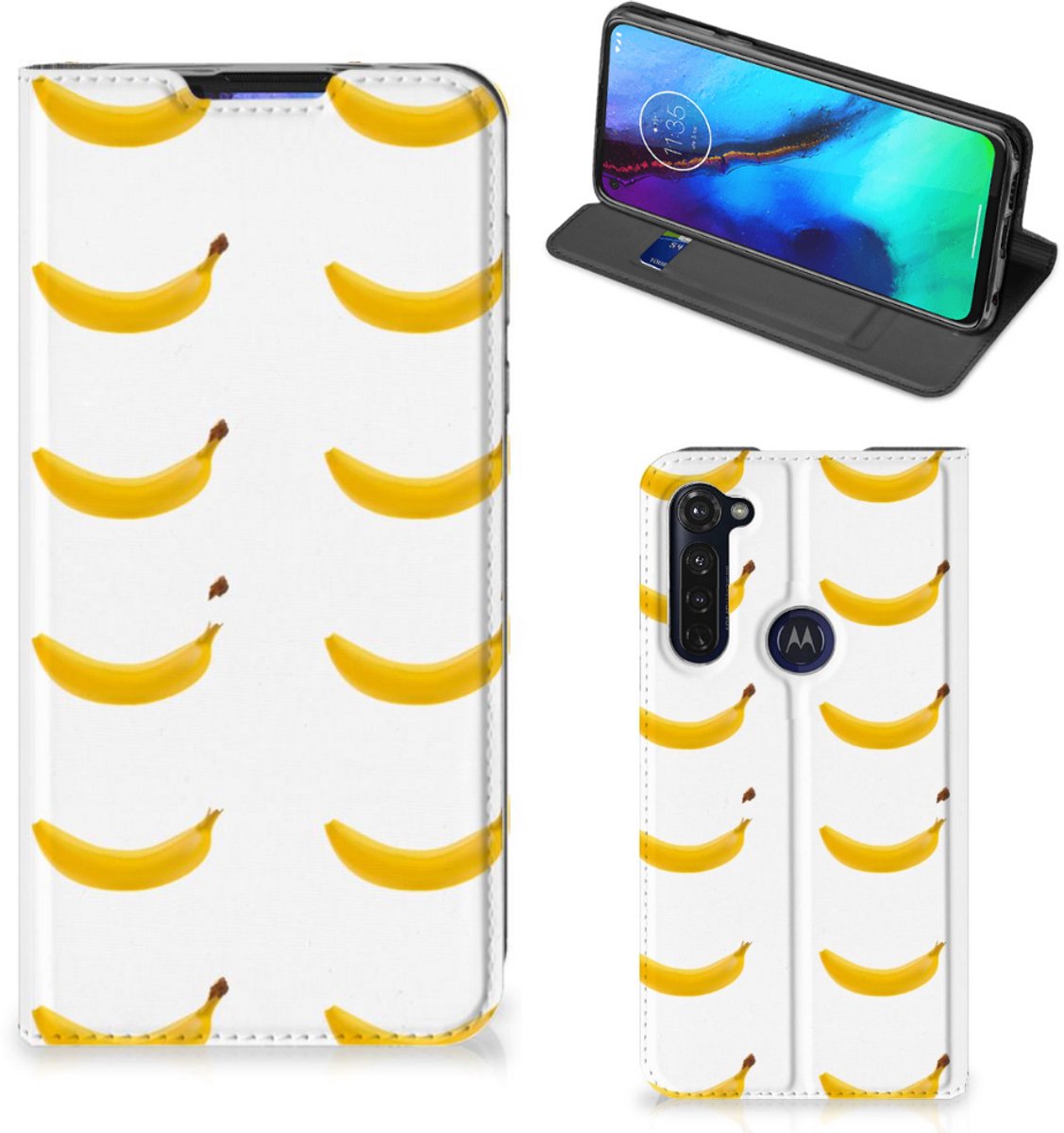 Motorola Moto G Pro Flip Style Cover Banana