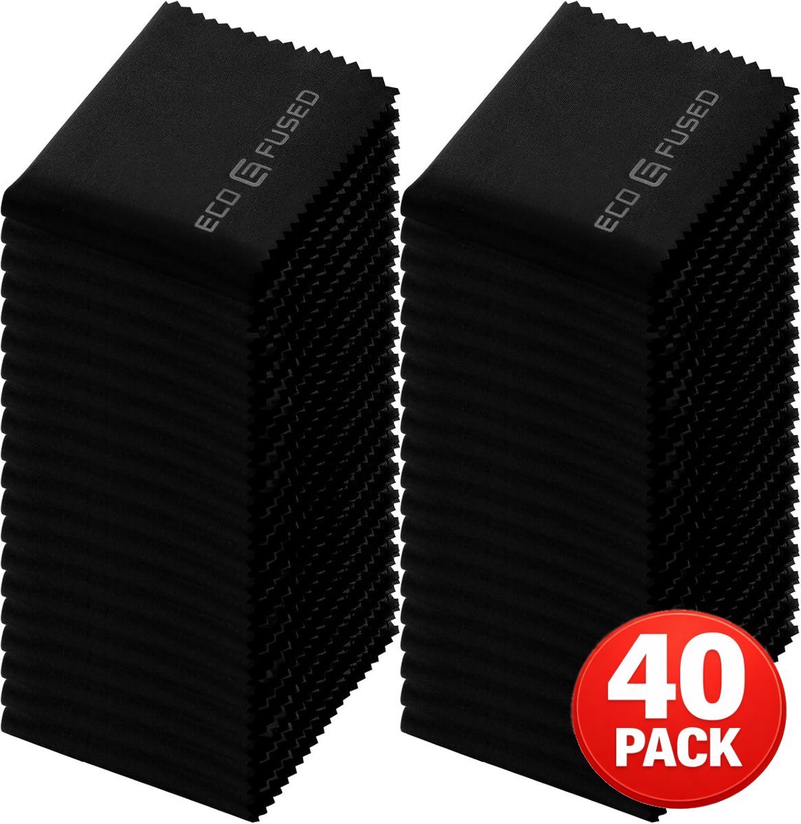 Microvezeldoekjes - 40 stuks - 15 x 18 cm - Voor Brillen, Camera’s, Telefoons, Tablets, Laptops & Gevoelige Oppervlakken