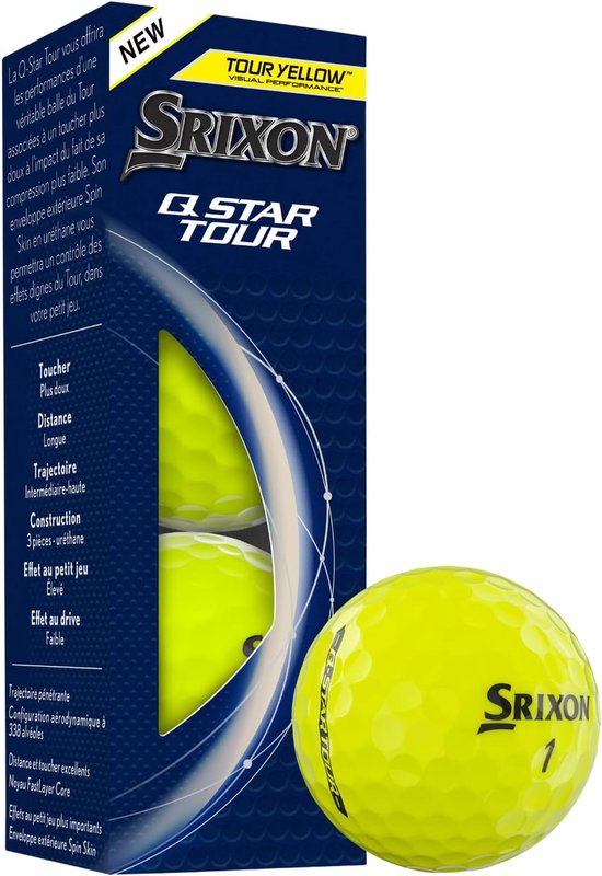 Q-Star Tour 5 Golfballen - Dozen van 12 - Zacht Gevoel en Hoge Prestaties - Premium Golfaccessoires van Merkloos — afbeelding 5