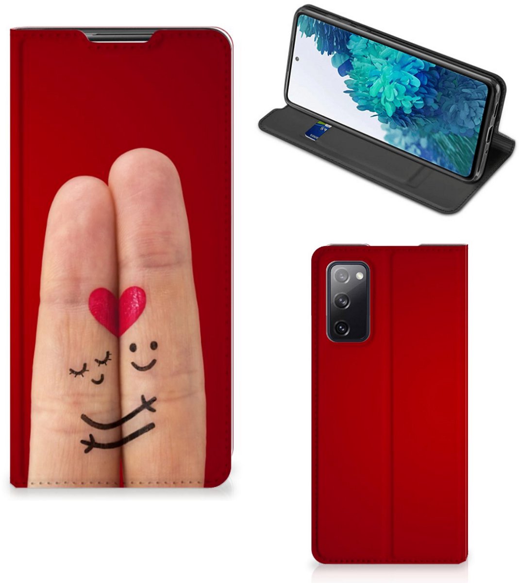 Samsung Galaxy S20 FE Hippe Standcase Liefde - Origineel Romantisch Cadeau