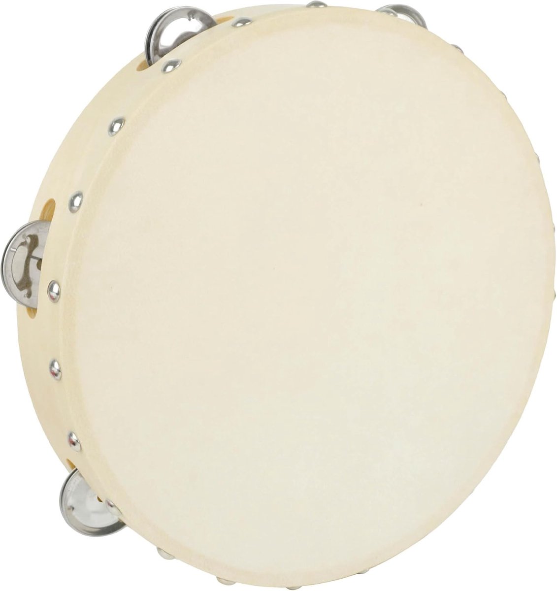 Houten Tamboerijn 10 Inch - Traditionele Enkele Met Jingles