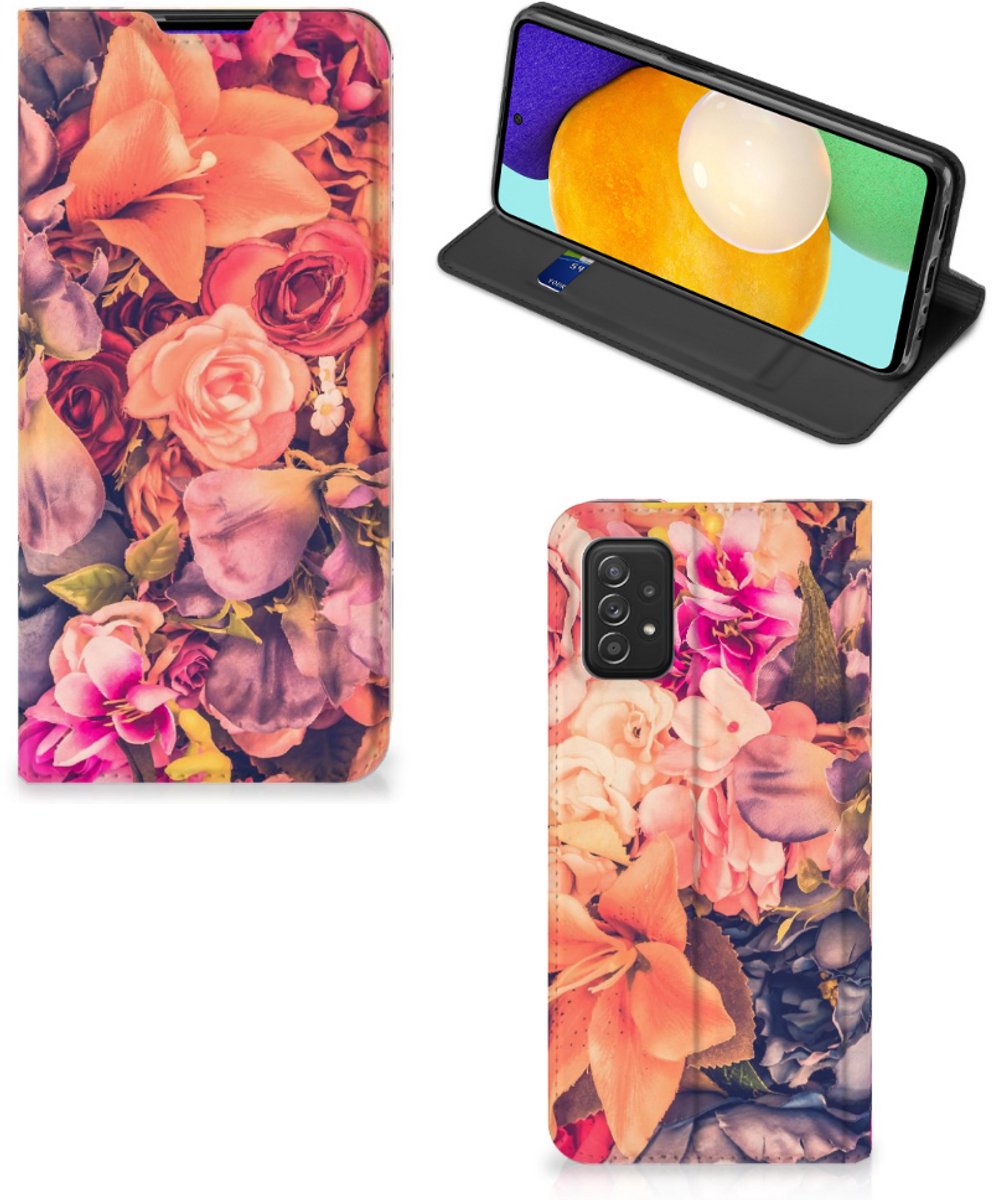 Samsung Galaxy A03s Smart Cover Bosje Bloemen