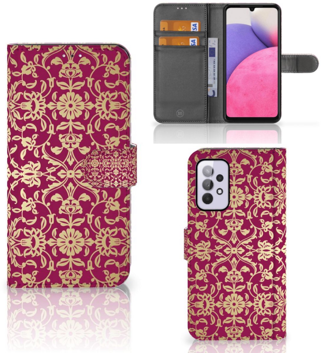 Wallet Case Samsung Galaxy A33 5G Barok Pink