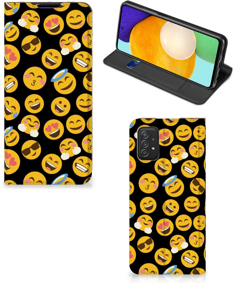 Samsung Galaxy A03s Hoesje met Magneet Emoji