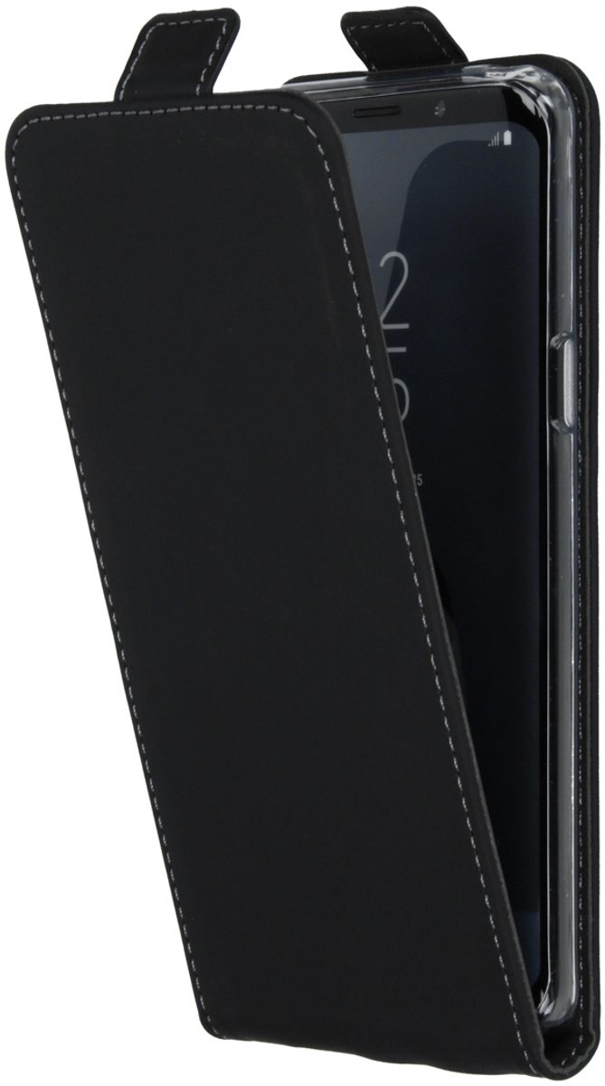 Accezz Hoesje - Geschikt voor Samsung Galaxy S9 - Flipcase - Zwart