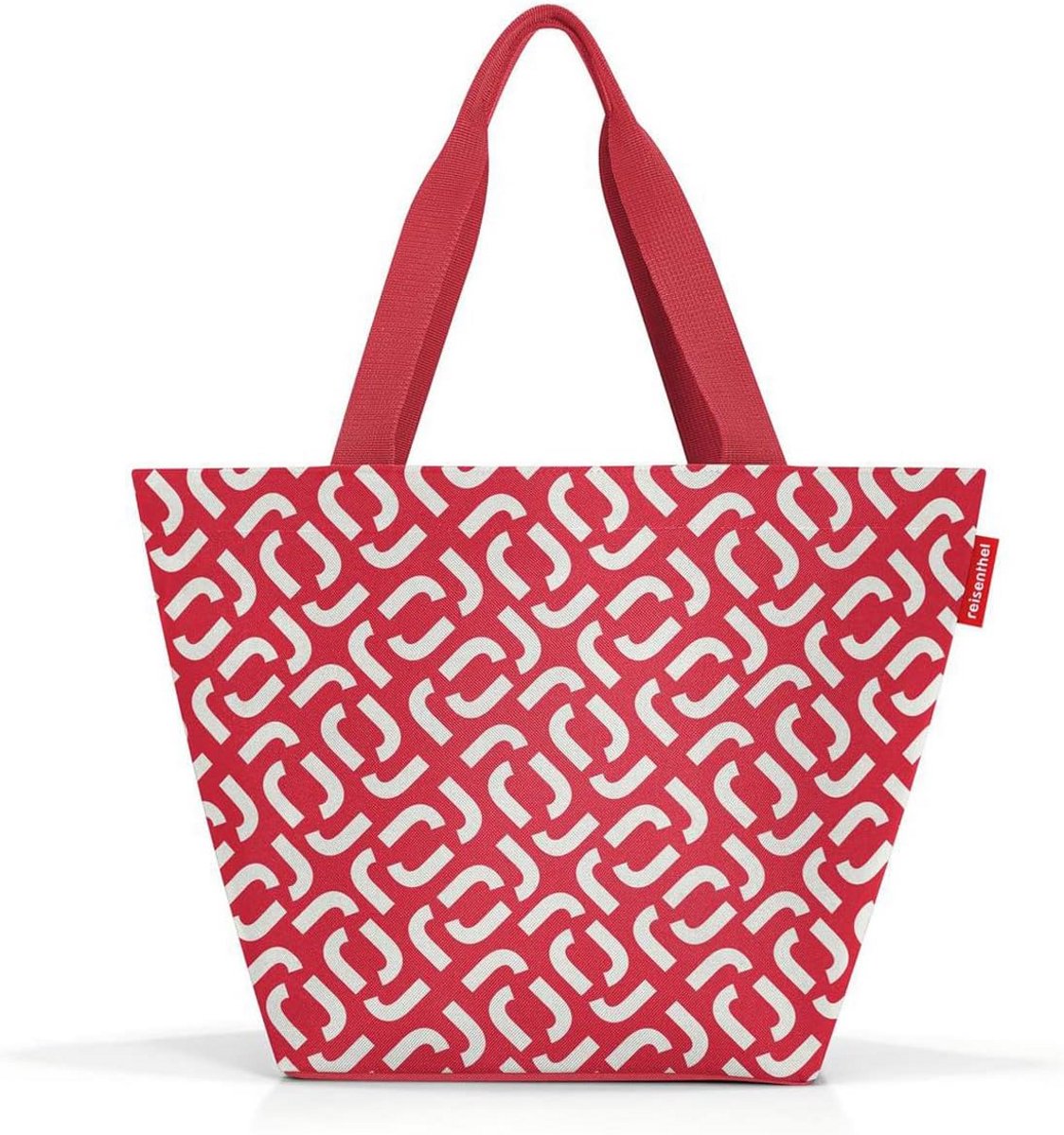 Ruime boodschappentas en handtas van waterafstotend materiaal - Signature Red
