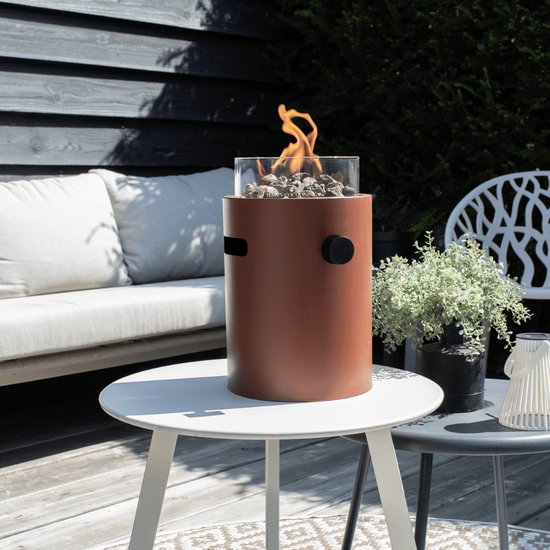 Happy Cocooning tafelbrander Lumi Steel coral red — afbeelding 3