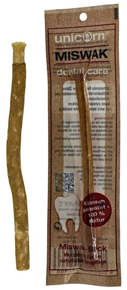Miswak Tandenstokje Natuurlijk | Salvadora Persica | Natuurlijke Tandenborstel Zonder Tandpasta | Mondverzorging | 1 Stuk