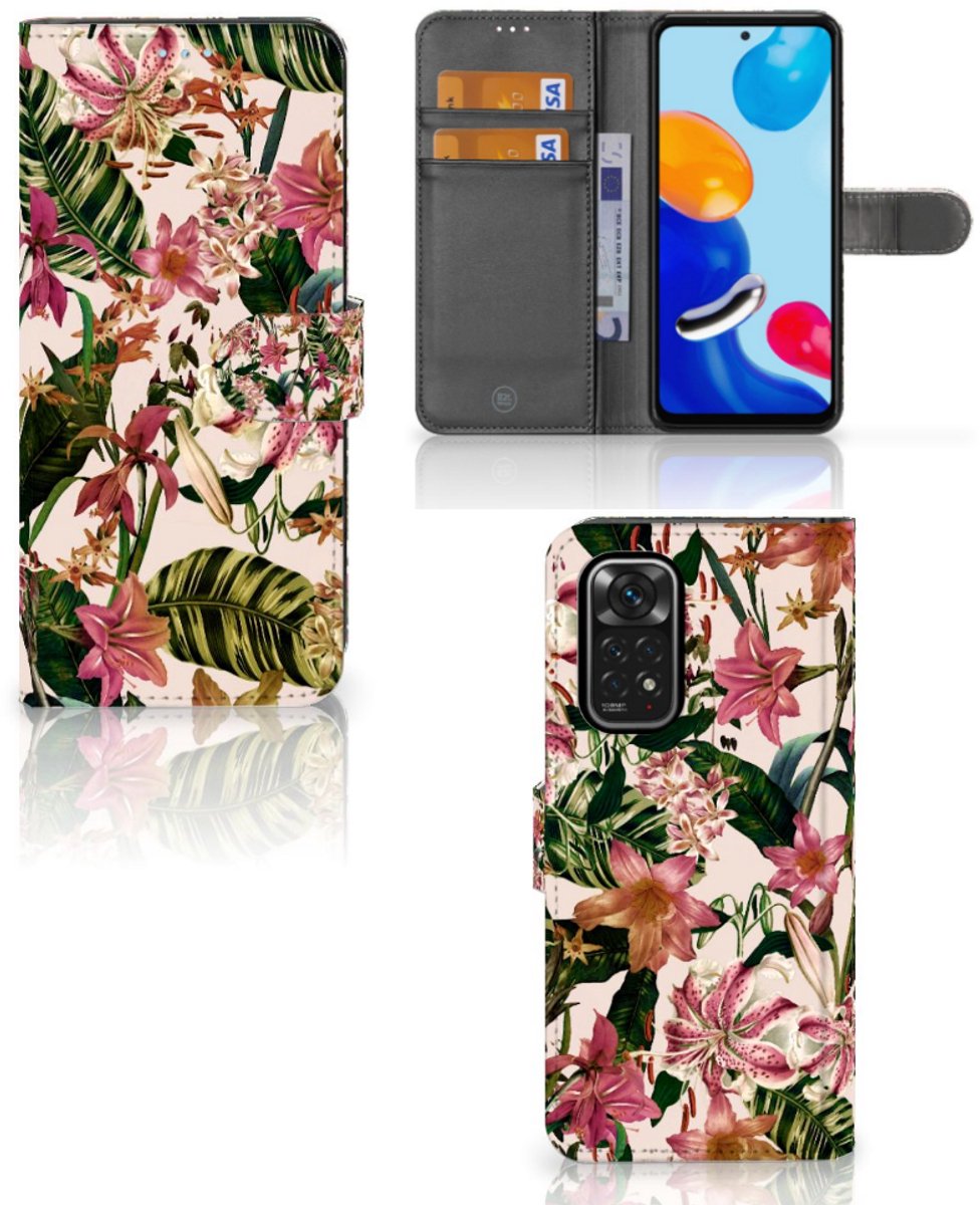 Xiaomi Redmi Note 11/11S Hoesje Flowers