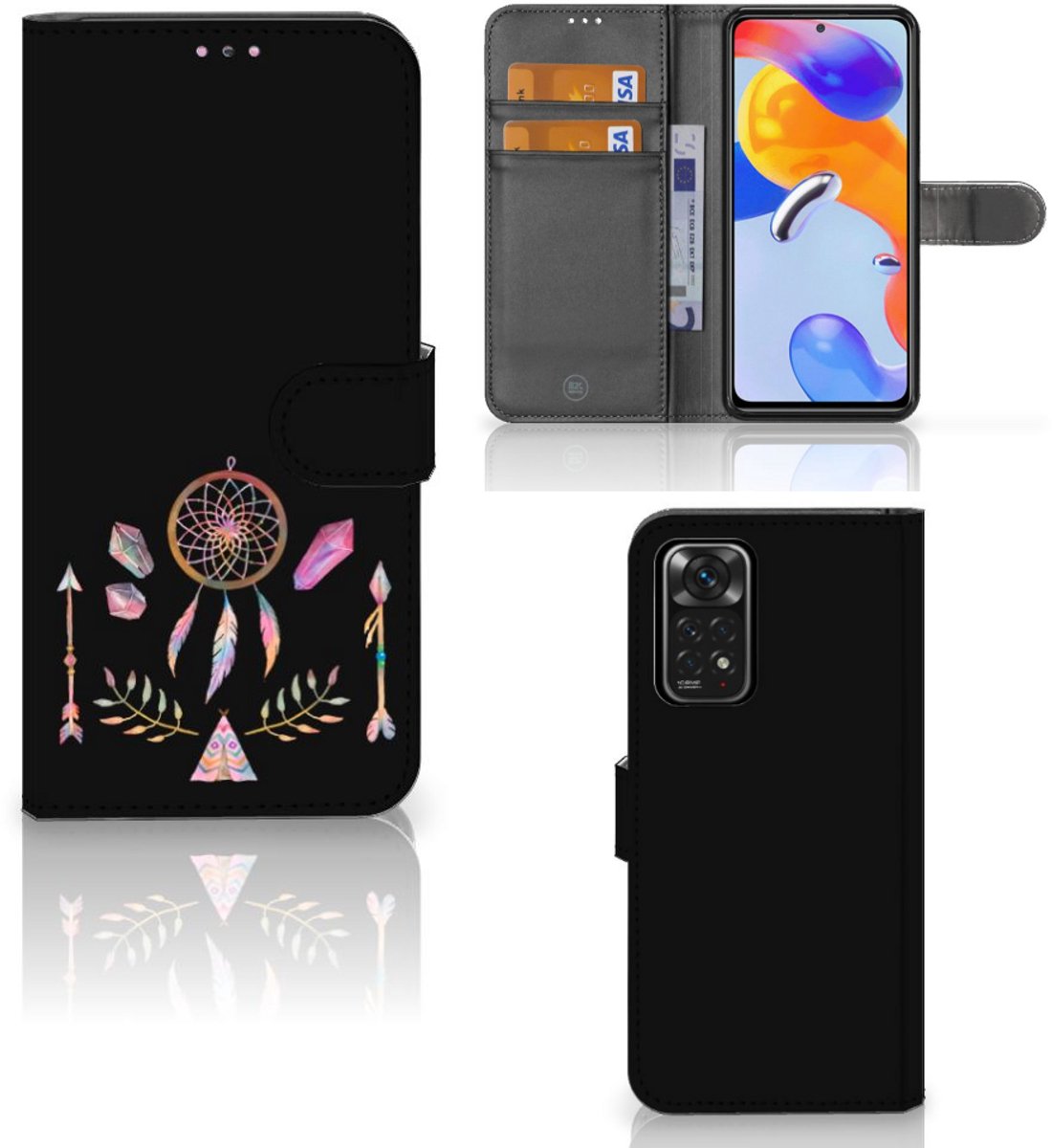 Xiaomi Redmi Note 11 Pro 5G/4G Leuk Hoesje Boho Dreamcatcher
