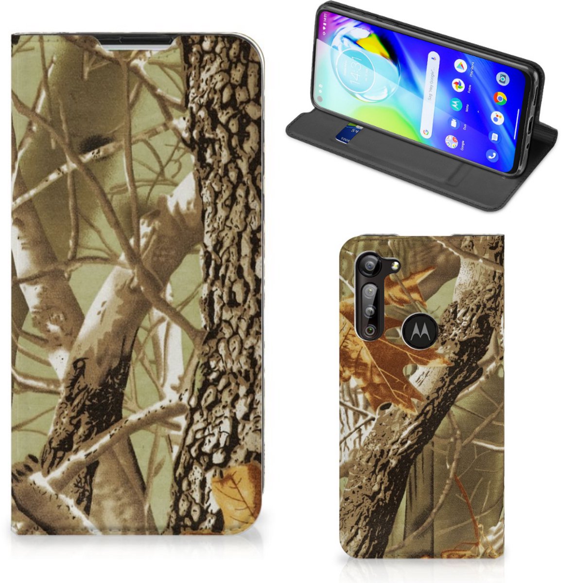 Motorola Moto G8 Power Smart Cover Wildernis