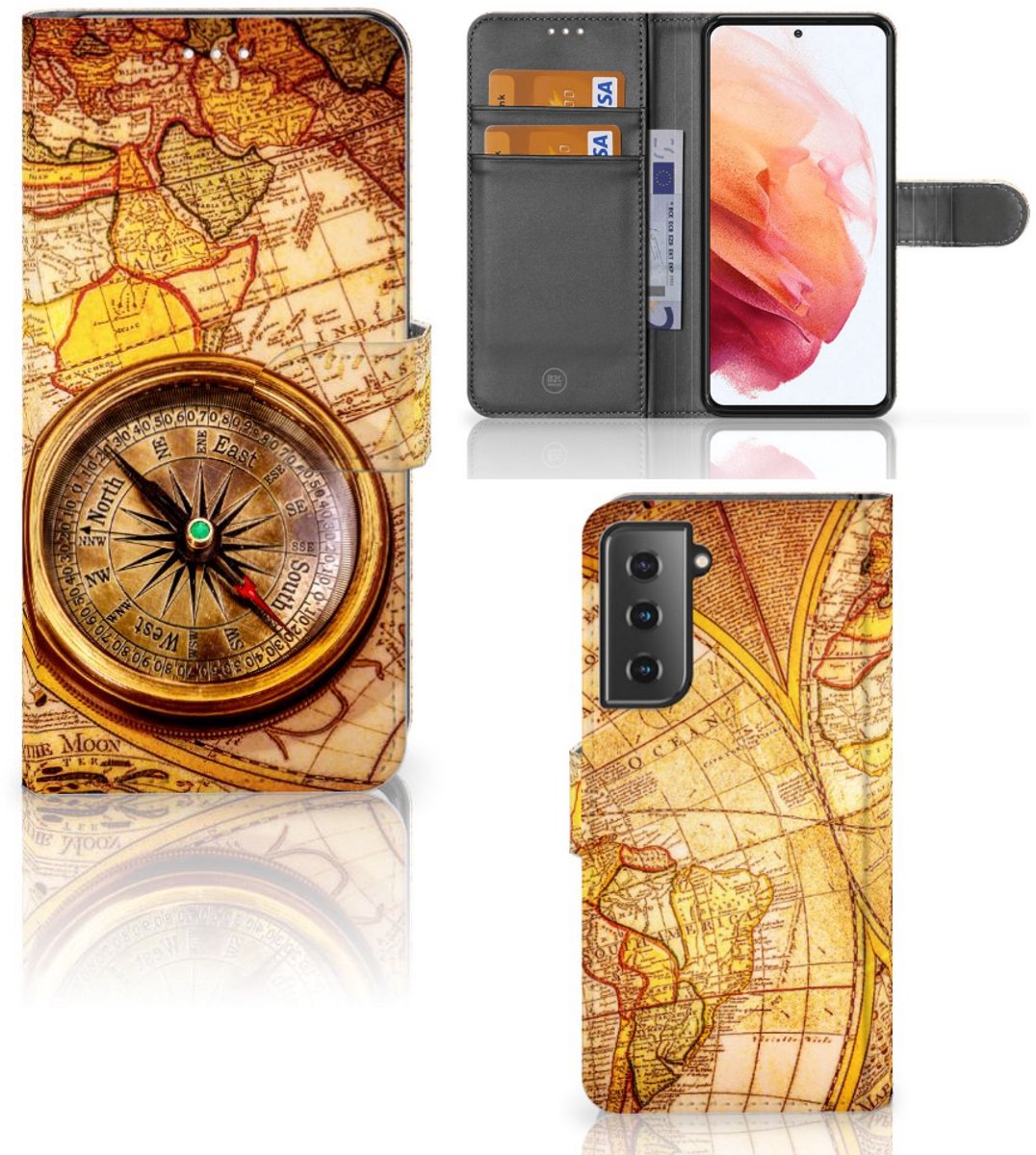Samsung Galaxy S21 Flip Cover Kompas
