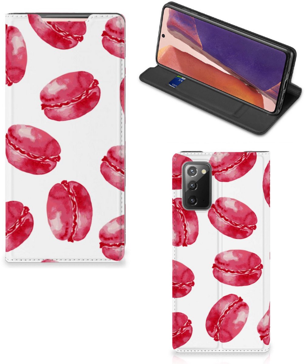 Samsung Galaxy Note20 Flip Style Cover Pink Macarons