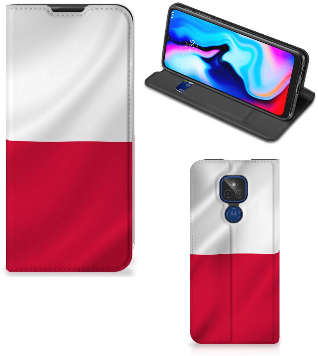 Motorola Moto G9 Play Standcase Polen