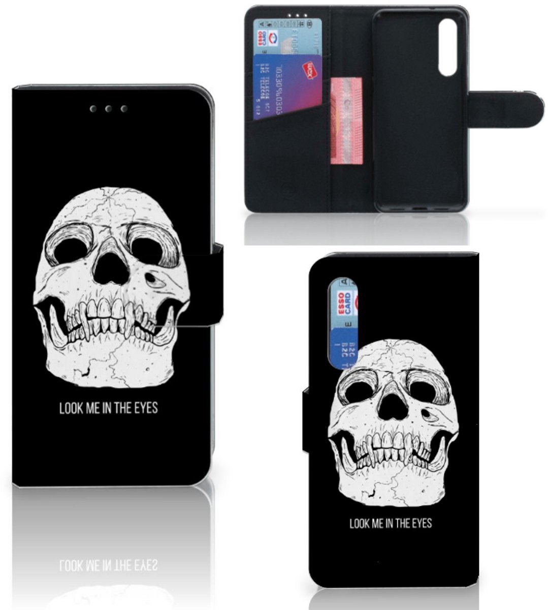 Telefoonhoesje met Naam Xiaomi Mi 9 SE Skull Eyes