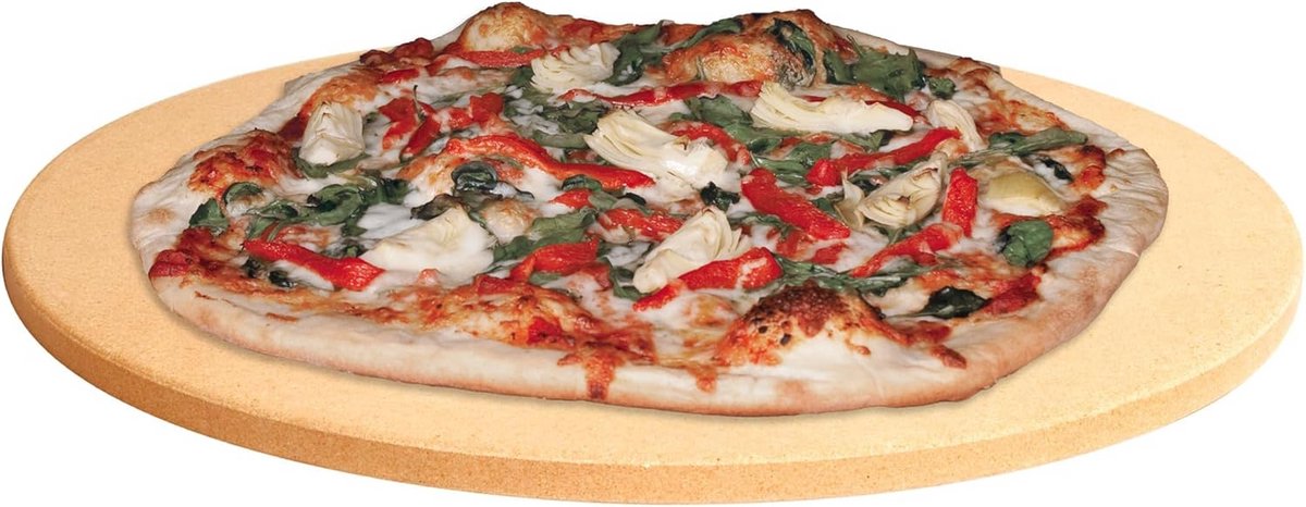 Ronde Pizzasteen 42 cm voor Perfecte Pizza en Brood