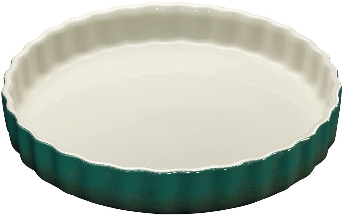 Ovenkeramische Taartvorm 27 cm - Quichevorm Groen