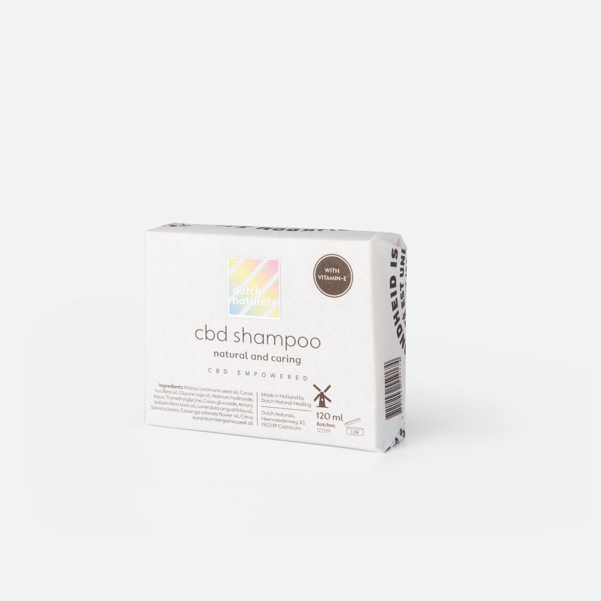 Dutch Naturals - CBD Shampoo - Gezonde hoofdhuid en sterk haar - Kalmeert irritatie en reinigt zonder sulfaten