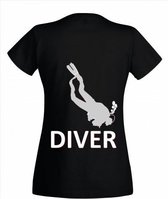 Procean DIVER t-shirt women XS zwart