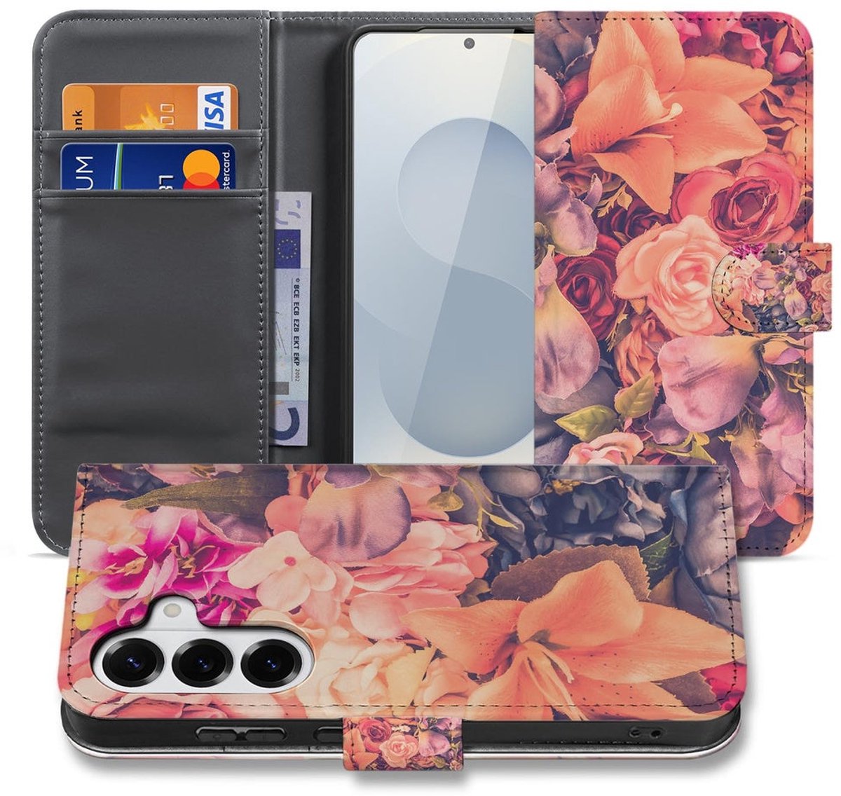 Book Case Samsung Galaxy S26 Plus Bosje Bloemen