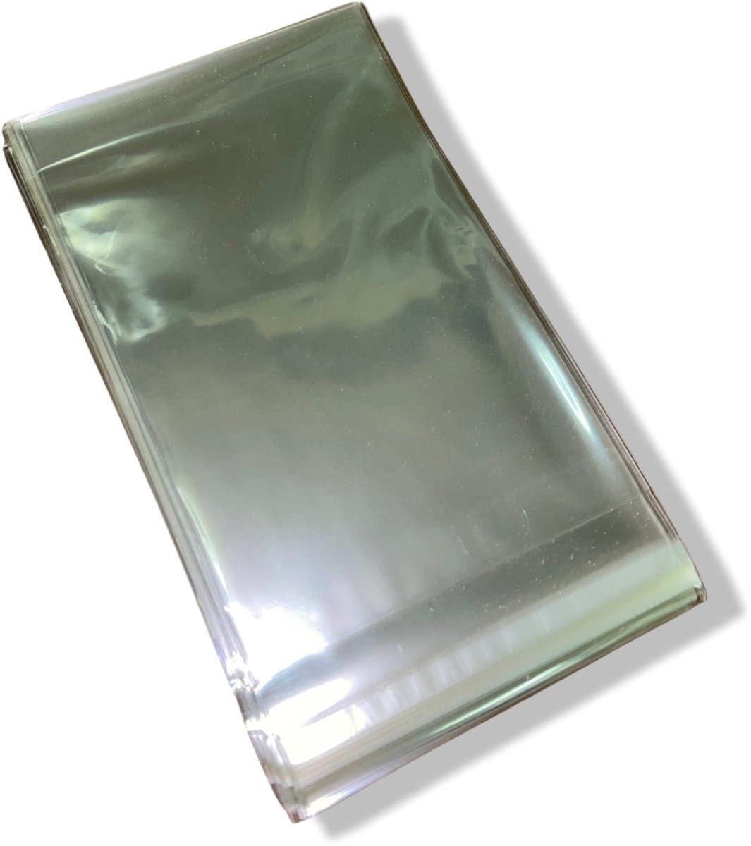 Cards & Crafts Cellofaan zakjes voor wenskaarten - 12x18cm met plakstrip - 100 stuks