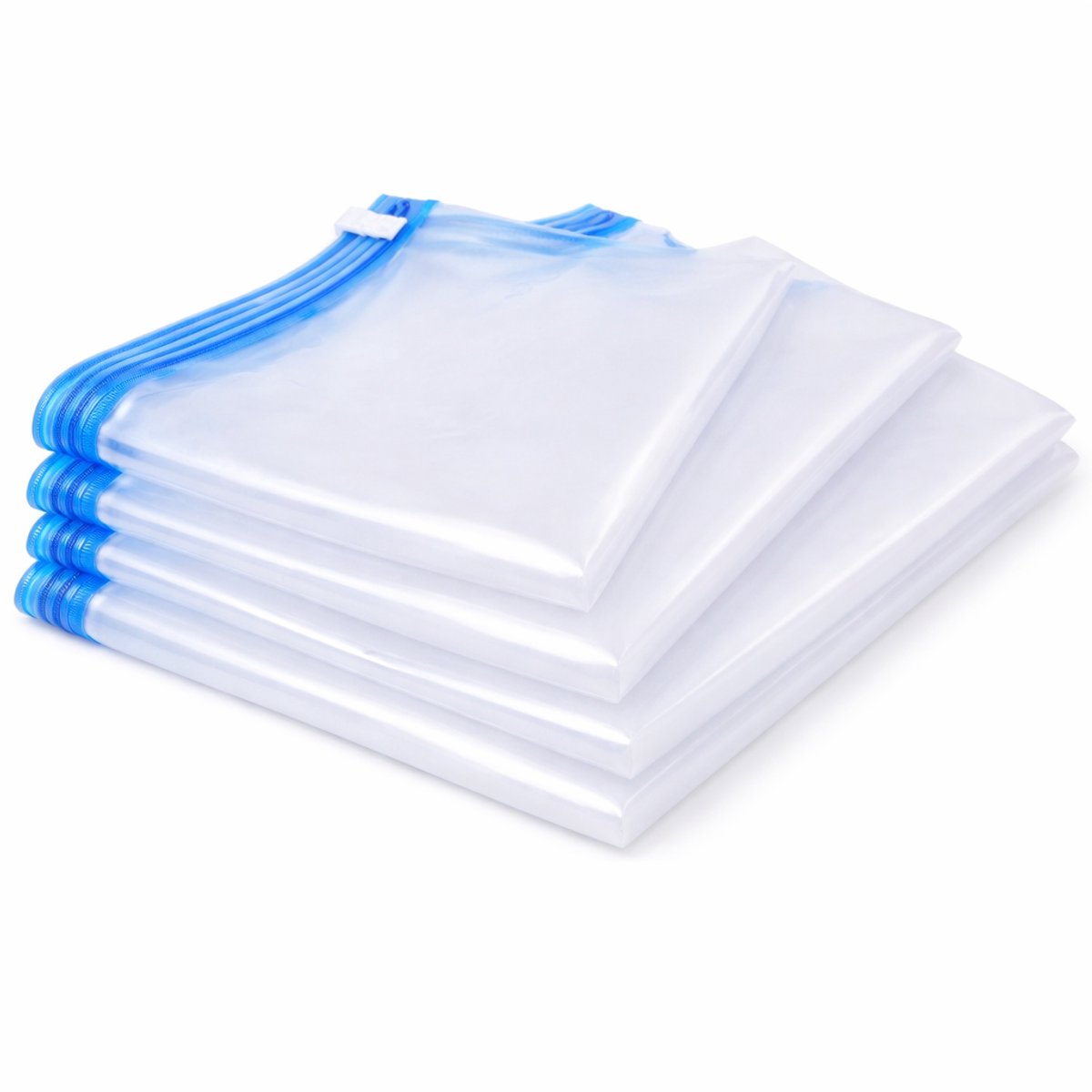 Narvie - Oprolbare Vacuümzakken 4 Stuks 70x50 cm – Zonder Stofzuiger – Reisset Voor Koffer & Vakantie – Herbruikbaar