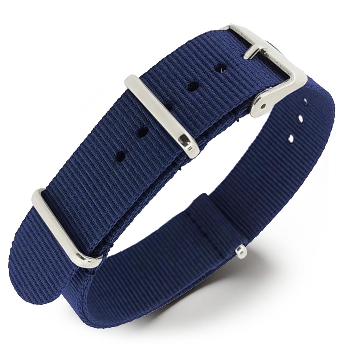 NATO Horlogeband G10 Military Nylon Strap - Marineblauw 22 mm