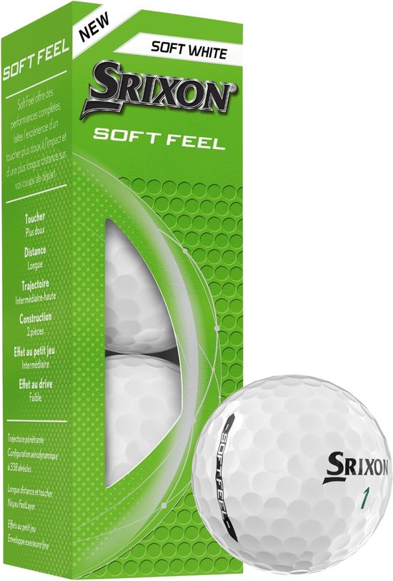 Soft Feel Golfballen voor Volwassenen - Uniseks, Ideaal voor Afstand en Controle van Merkloos — afbeelding 3