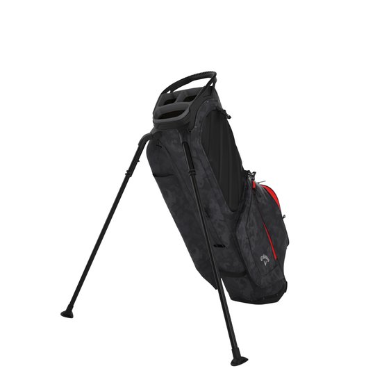 Callaway Fairway C Hyper Dry Standbag 2026 - Zwart Grijs Rood