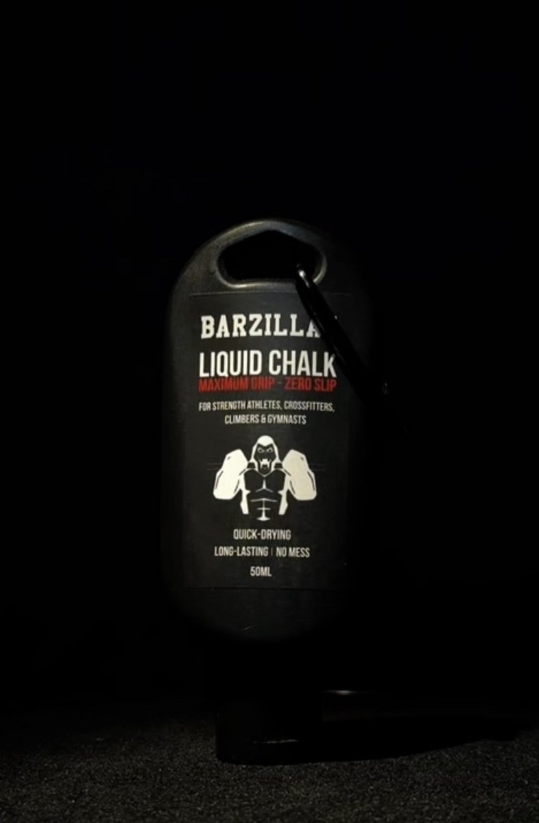 Barzillas Liquid Chalk (50ml/250ml) – Sneldrogend Magnesium – Maximale Grip – Minder Zweet & Slip – Voor Krachttraining & Calisthenics